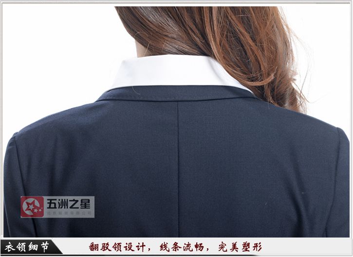 银行职业装定制细节图