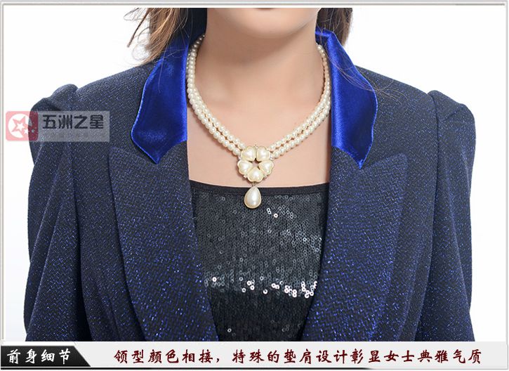 政府职业装女装定制细节图