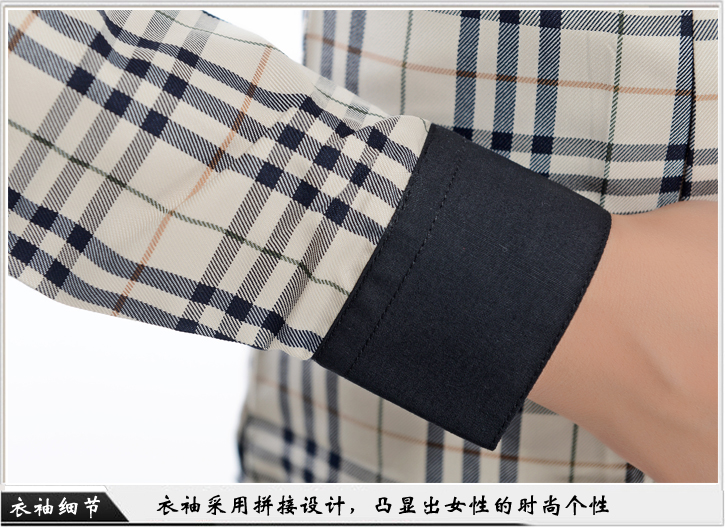 订做女士衬衫细节图