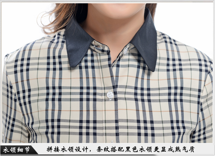订做女士衬衫细节图