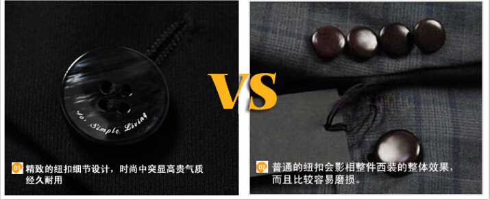 时尚女士职业装定制细节对比