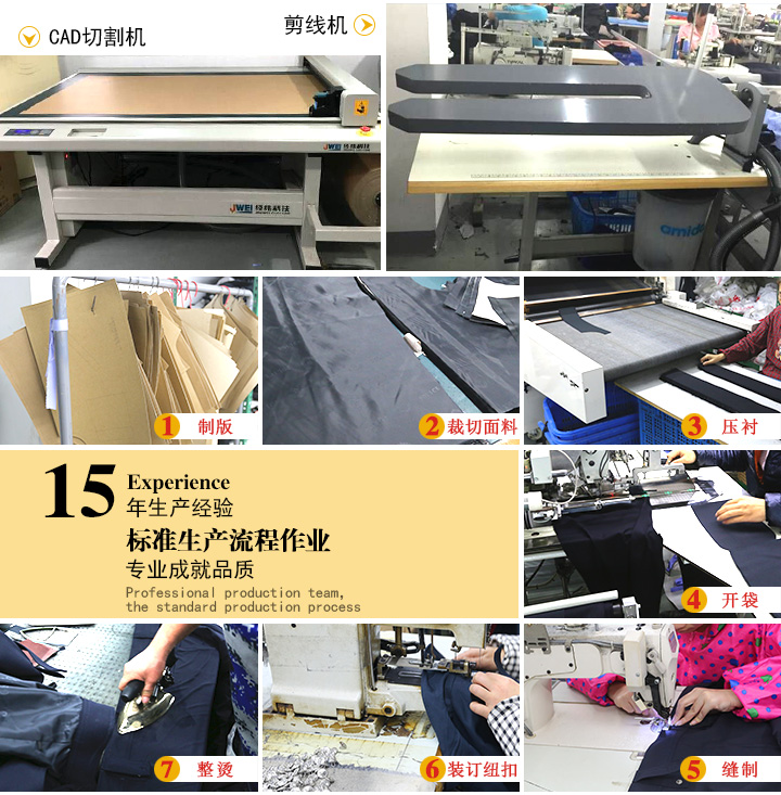 执勤制服定做工艺