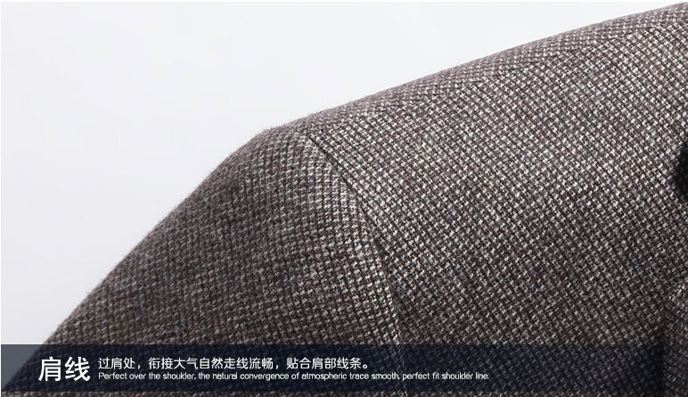 高档羊毛职业装定制细节图