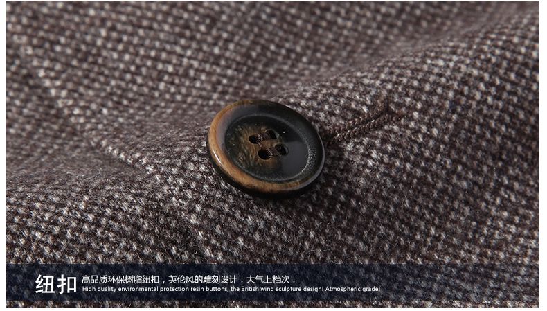 高档羊毛职业装定制细节图