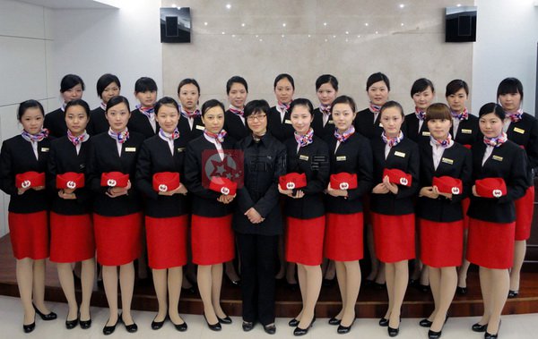 航空培训学员职业装定制案例