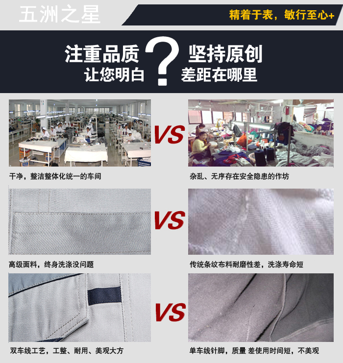五洲之星工服介绍