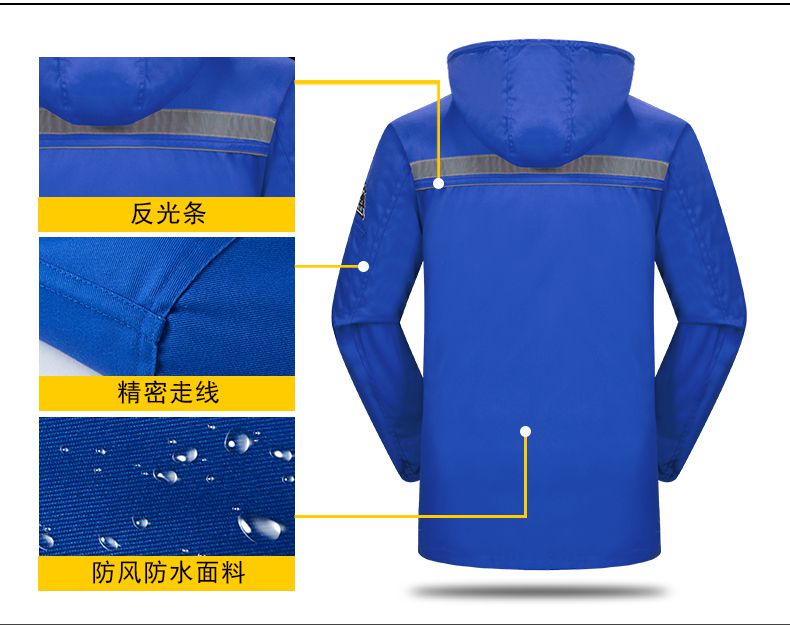 企业工作棉服定做细节