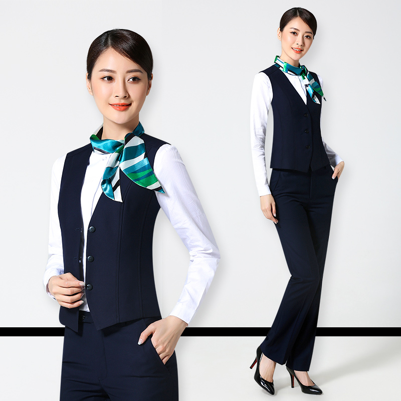 银行夏季工作服定做