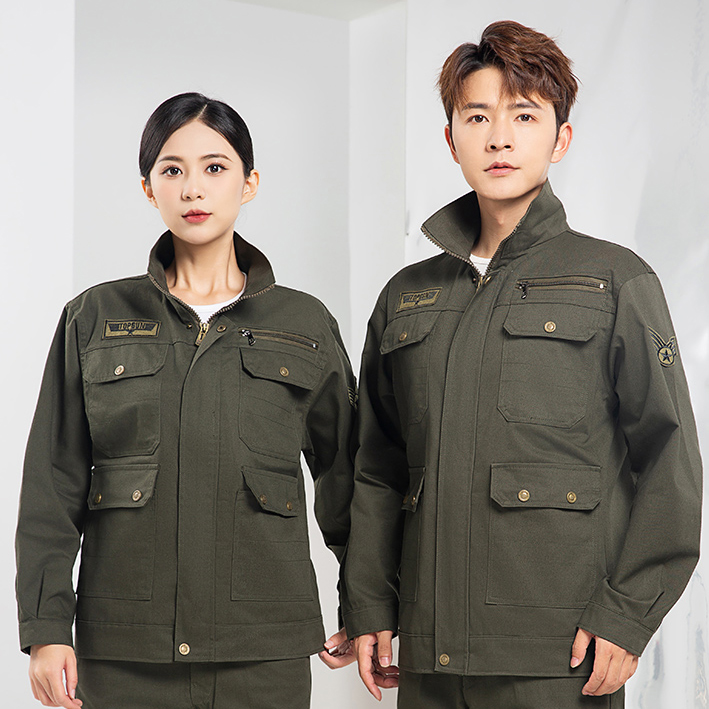 春秋就分体式车间工作服定制
